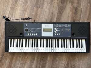 Yamaha YPT-230 61-Key Portable Electronic Keyboard with Power Adapter